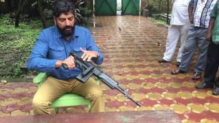 Gun review New Make in India assault rifle 762x51AR [upl. by Campagna]