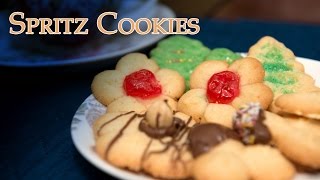 Galletas de Mantequilla Festivas o Spritz Cookies [upl. by Christiane]