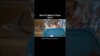 How To Make A Tiara Part 1 tiara millinery diy [upl. by Brunhilde]