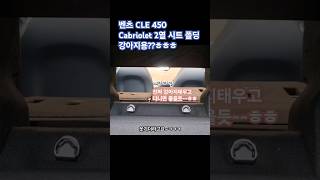 벤츠 CLE450 Cabriolet 2열시트 폴딩 애견용 benz 오픈카 카브리올레 벤직이 01087745675 한성자동차 강남전시장 convertible ㅇ [upl. by Yate]