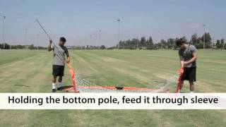 Bownet Soccer Goal 5x10 Set Up Video [upl. by Refotsirk]