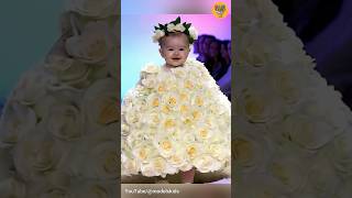 Cute Babies Fashion Show Catwalk shorts viral [upl. by Seuqirdor58]