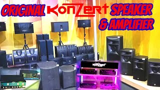 ORIGINAL KONZERT SPEAKER amp AMPLIFIER UPDATE PRICEAV502CAV502HAV802HAV60RKSS15KM3KSS12MK2 [upl. by Catlee196]