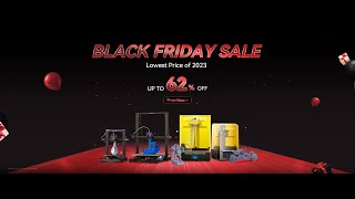 Anycubic Black Friday Sale 3D Printer Resin amp Filament Up to 65 Off [upl. by Nylatsyrk]