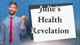 What disease does Julie Bowen have [upl. by Esteban]