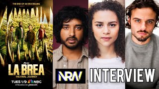 La Brea Actors Lily Santiago Josh Mckenzie amp Rohan Mirchandaney talk with Kuya P A NRW Interview [upl. by Letsirhc444]