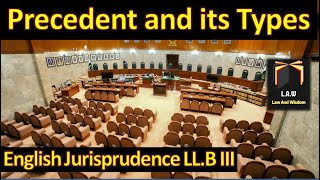 Precedent and its Types  English Jurisprudence [upl. by Edahc]