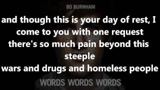 Bo Burnham  Rant With Lyrics [upl. by Glynn]