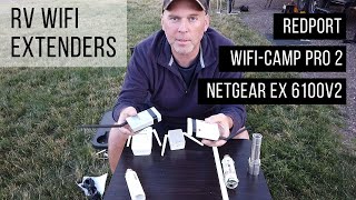 RV Wifi Range Extenders  Redport vs WifiCampPro2 vs Netgear Indoor [upl. by Anallij]