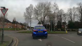 Traffic island Kingfisher Pub  Birdbrook Rd  Kingstanding driving test centre [upl. by Bascio206]