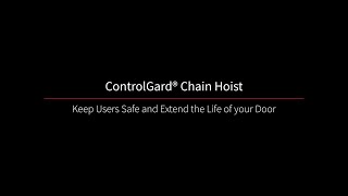 The Safer More Secure  ControlGard Chain Hoist [upl. by Merfe]