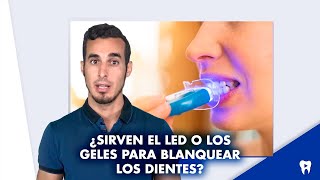 ¿Sirve el BLANQUEAMIENTO dental con LED ¿Y las JERINGAS para blanquear los dientes  Shorts [upl. by Joerg]