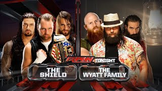 The Shield Vs The Wyatt Family  WWE Raw 03032014 En Español [upl. by Dahs]