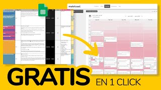 Crea un Plan de Contenidos para Redes Sociales en Tiempo Récord ⏱️  PLANTILLA [upl. by Wordoow]