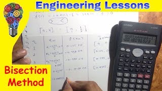 Bisection Method with Examples Using table [upl. by Maeve]