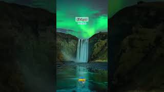 Breathtaking Skógafoss Waterfall in Skógar Iceland shorts [upl. by Immak767]