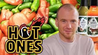 How to Make Hot Sauce  Hot Ones Extra [upl. by Eetnwahs570]