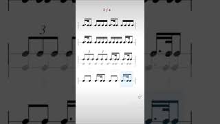 Dotted 16thnote figure — a rhythm sight reading exercise [upl. by Pollerd879]