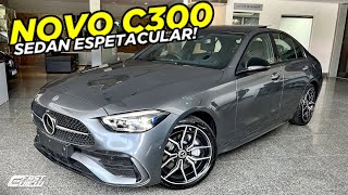 NOVO MERCEDESBENZ CLASSE C C300 AMG LINE 2022 EM DETALHES SEDAN QUE ELEVOU O PADRÃO DA CATEGORIA [upl. by Areikahs]