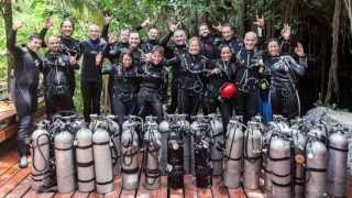 Making of the first Cave Diving Flash Mob  Bonus Material [upl. by Inman]