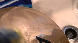 Cymbal Cleaning VERY EASY WAY [upl. by Nelleus]