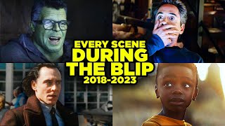 EVERY BLIP SCENE IN THE MCU 15 Scenes from 20182023 [upl. by Nnayelhsa]