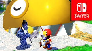 Super Mario Sunshine Walkthrough  All Shine Sprite in Pianta Village Super Mario 3D All Stars [upl. by Beekman]