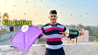 Kite Cutting with Easy Trick  Kite Flying  Best Manjha [upl. by Corvin]