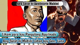 Ang Sulat ni Mabini kay Aguinaldo [upl. by Olonam]