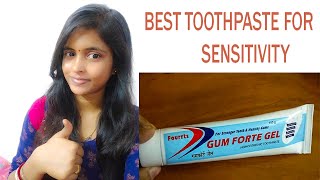 Gum forte gel toothpaste reviewBest toothpaste sensitivitypyrroheacavitiesgum bleeding etc [upl. by Broek434]