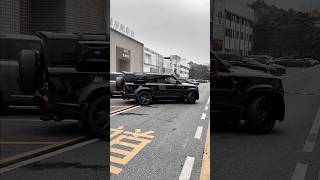 Defender 130☠️🚨defender defenderlovers blackcar automobile rangeroverlover aajubhai beast [upl. by Eiuqram897]