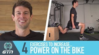 4 Exercises To Increase Your Power On The Bike  Strength Workout For Triathletes [upl. by Akinas]