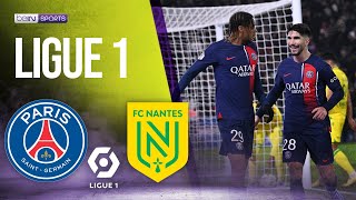 PSG vs Nantes  LIGUE 1 HIGHLIGHTS  12092023  beIN SPORTS USA [upl. by Pessa977]