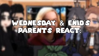 Wednesday amp Enids parent react to them  12  Wenclair  GCRV [upl. by Esiralc]