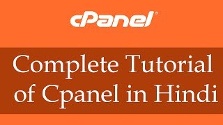 Upload Website to Server  Complete Tutorial of Cpanel in Hindi  Part2 [upl. by Corso238]