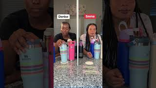 Matching Bottle Challenge Part2 moneychallange challenge competition family sisters [upl. by Barcus]