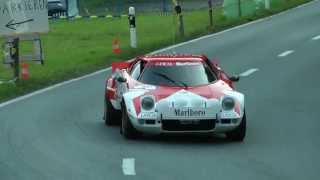 Lancia Stratos  Unbelievable Sound  Arosa Classic Car 2013 Swiss Alps [upl. by Erny645]