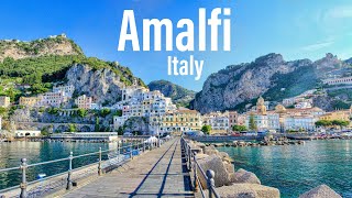 Amalfi Italy  2021  Amalfi Coast  4KHDR Walking Tour ▶42min  Tourister Tours [upl. by Yeargain]