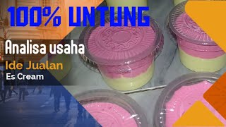 Ide Jualan Es Cream  Analisa Usaha Bisnis Untung 100 Jualan Es Cream [upl. by Dugan]