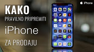 iPhone  PRIPREMA ZA PRODAJU  Brisanje svih podataka [upl. by Meletius]