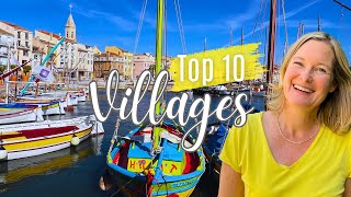 TOP 10 Most beautiful Villages in Côte d’Azur  Provence  French Riviera Travel Guide [upl. by Rizika]