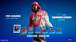 How To Get Champion Stashd Skin NOW FREE In Fortnite Unlocked Champion Stashd Bundle [upl. by Aneela]