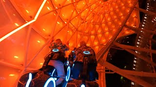 TRON Lightcycle Run On Ride POV  Magic Kingdom  Walt Disney World [upl. by Elamef532]