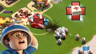 ONE SCORCHER ALL MEDICS  Boom Beach  SPAM THE HEAL [upl. by Nwahsram628]