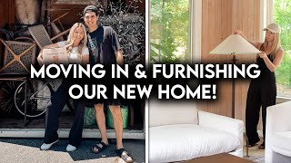 MOVING INTO OUR NEW HOME  FURNISH  DECORATE WITH ME [upl. by Farrica]