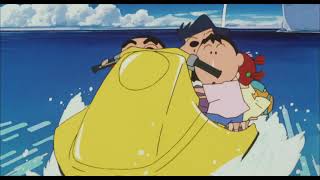 Shinchan Bungle in the Jungle  Jetski Scene  Hindi [upl. by Eiggem]