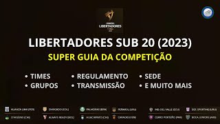 LIBERTADORES SUB 20 2023 Times grupos regulamento sede e muito mais [upl. by Xella750]