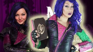 Disney Descendants  Mal  Make Up Tutorial [upl. by Dric]