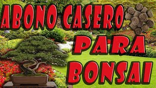 Como hacer abono para bonsai tamahis caseros muy facil [upl. by Kerry]