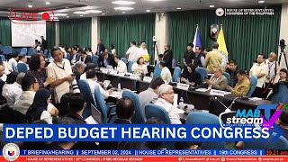 2025 DepEd Budget Hearing  Proposed Department of Education Budget FY 2025 [upl. by Maeve]